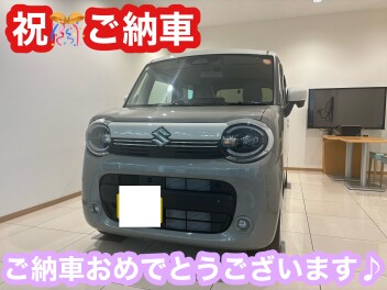 新型ワゴンＲスマイルご納車です♪